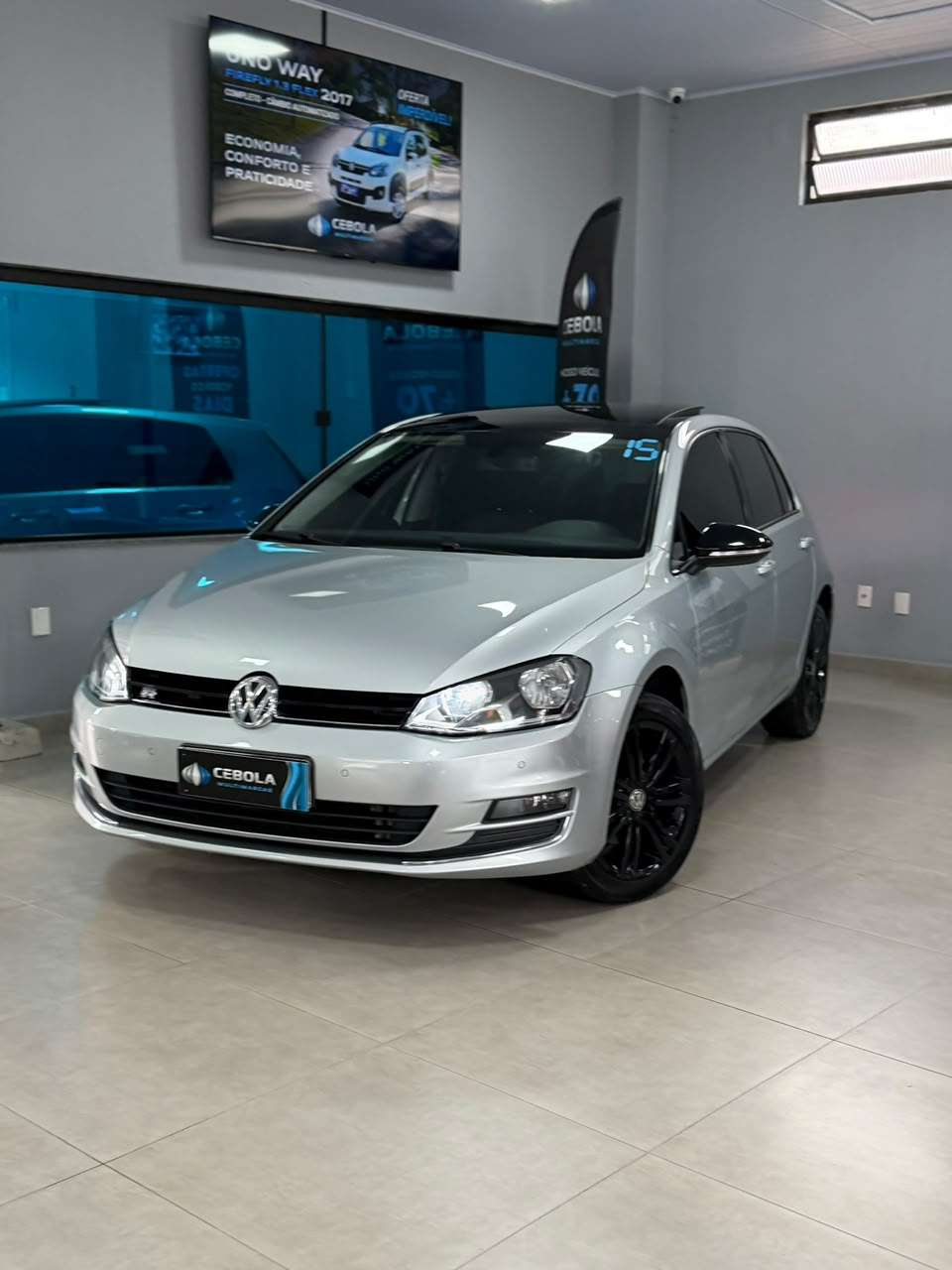 VW GOLF HIGHILINE 1.4 TSi TOTAL FLEX*SUPE ZERADO* O MAIS NOVO DO BRASIL 2015 à venda em Rio do Sul – SC